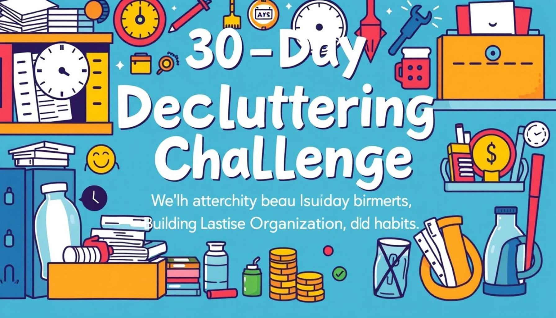 The 30-Day Decluttering Challenge: Building Lasting Organization Habits