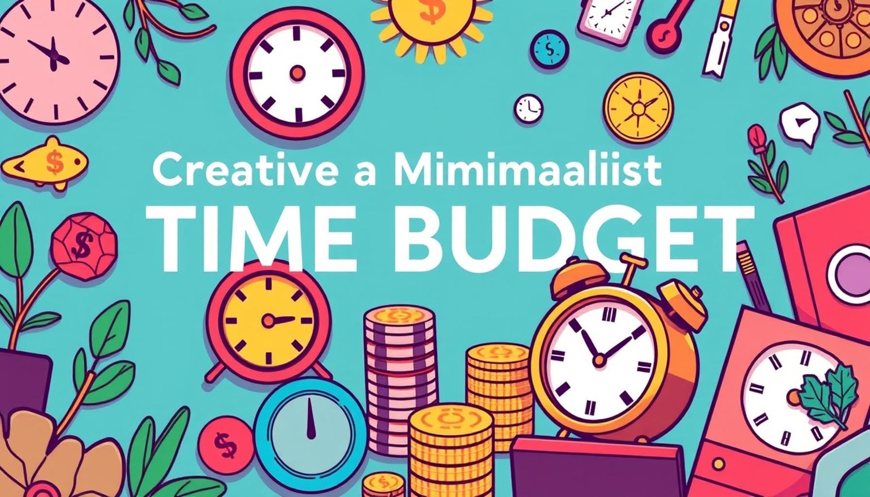 Creating a Minimalist Time Budget: Prioritizing What Truly Matters