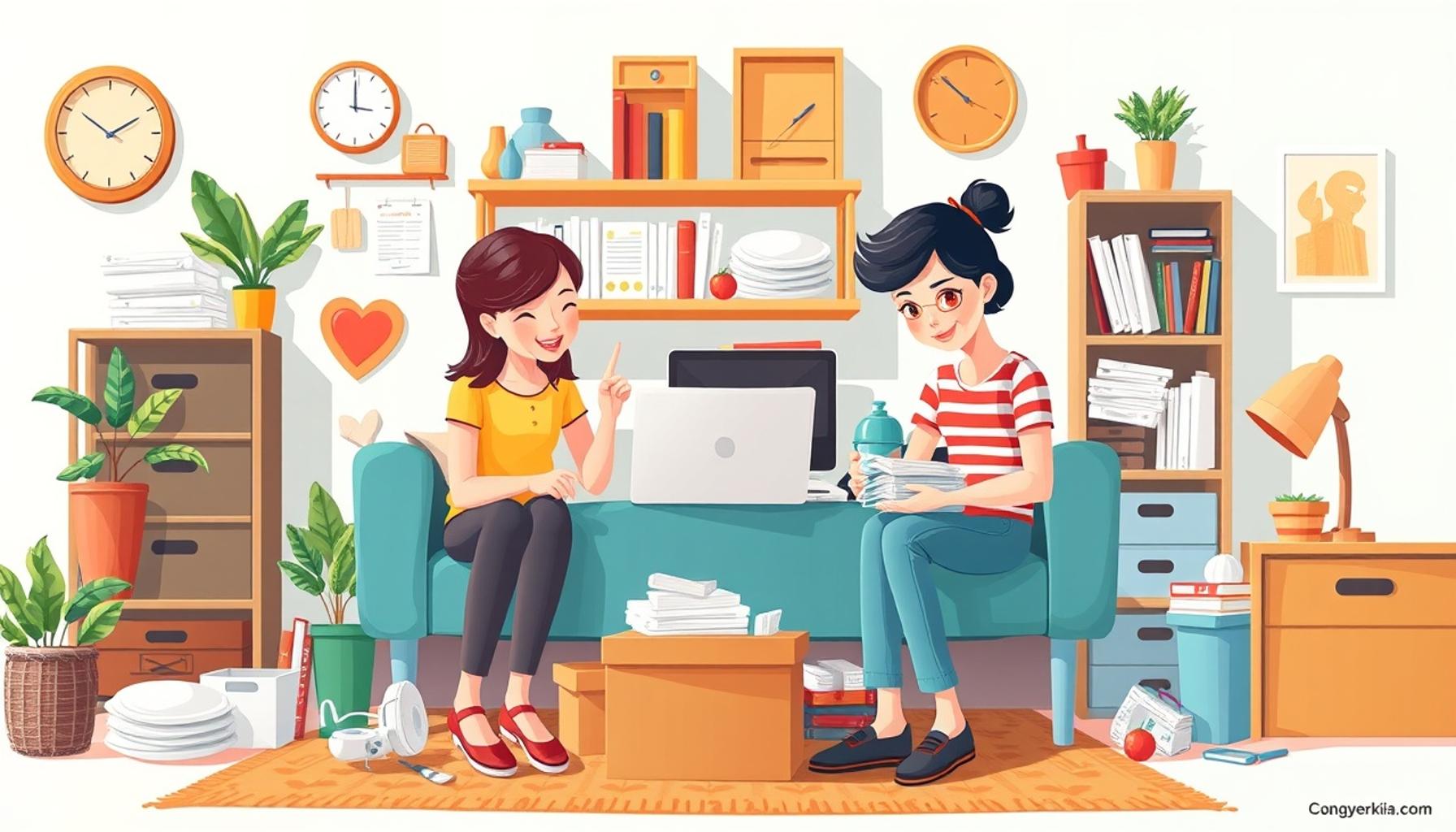 Decluttering with Family: Involving Everyone in Home Organization