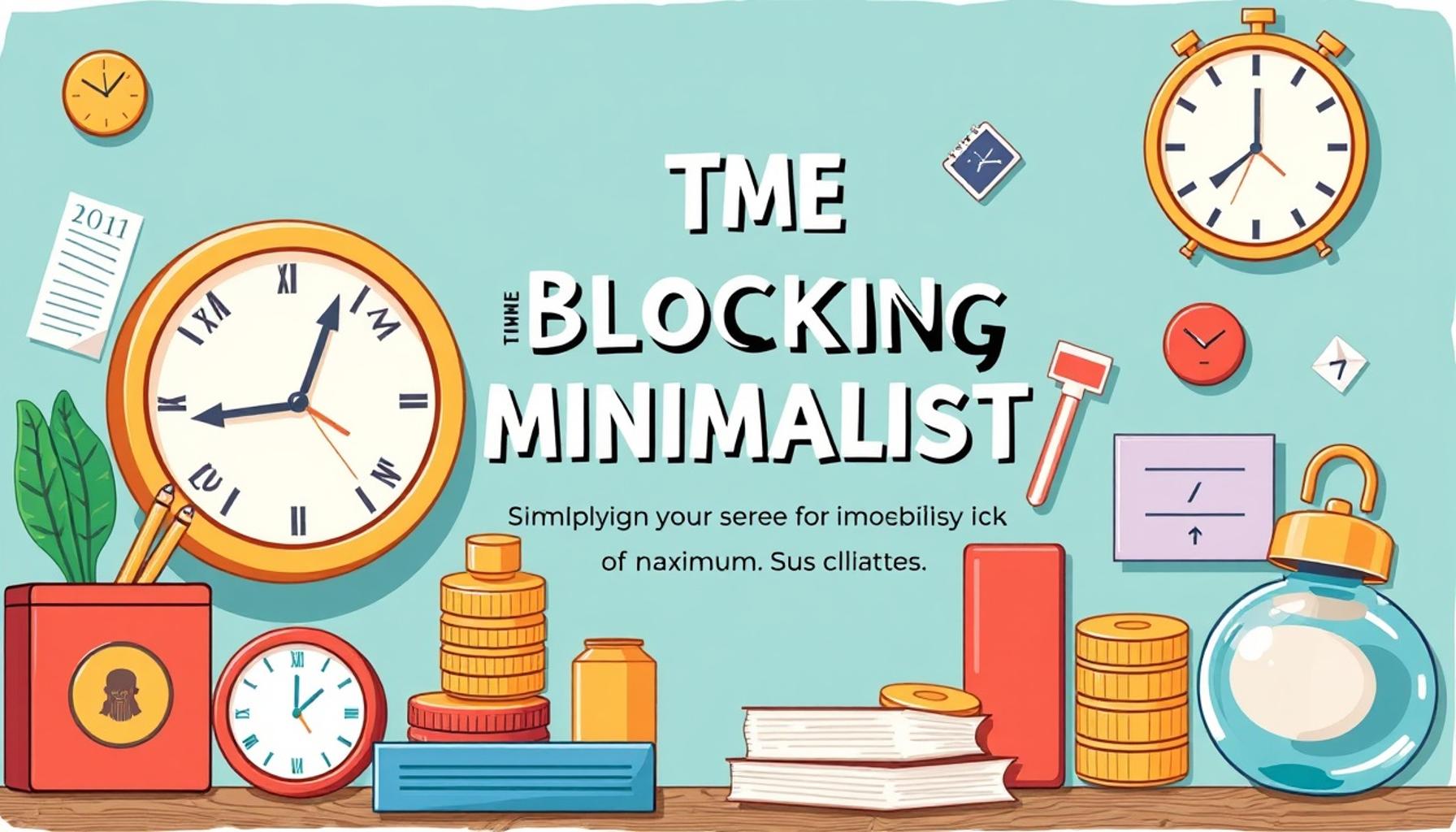 Time Blocking for Minimalists: Simplifying Your Schedule for Maximum Efficiency