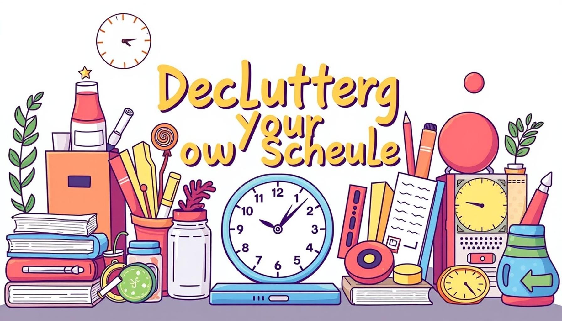 Decluttering Your Schedule: Strategies for a Time-Efficient Minimalist Life